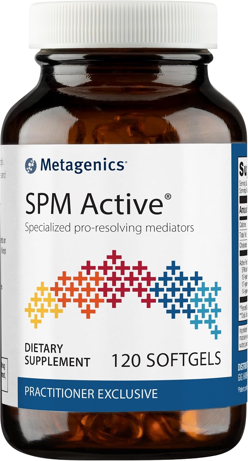 SPM Active Softgels – Joint Comfort & Tissue Wellness Support, 120 Count | Metagenics