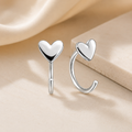 Little Heart Huggie Earrings for Women – Cute Minimalist Everyday Jewelry