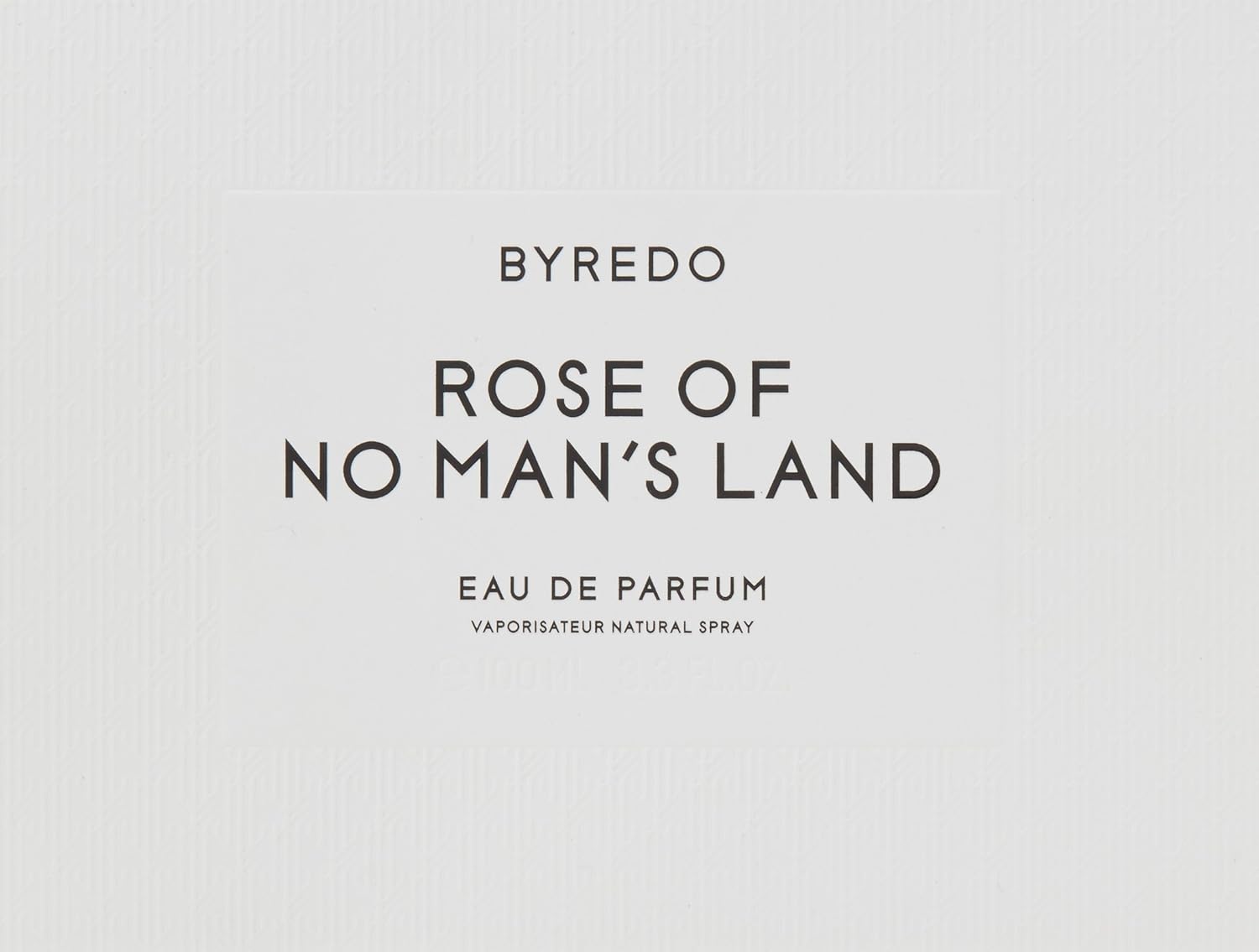 Unisex Rose Eau de Parfum 100ml – Long Lasting Floral Luxury Fragrance | Byredo Rose of No Man's Land