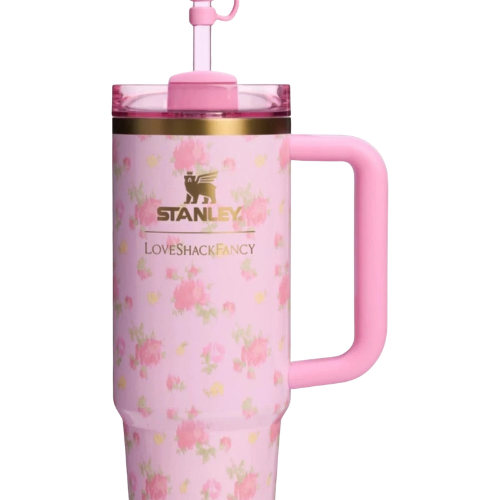 Stanley x LoveShackFancy Ibiza Sunset Quencher H2.0 FlowState Tumbler 40 oz – Insulated Travel Cup