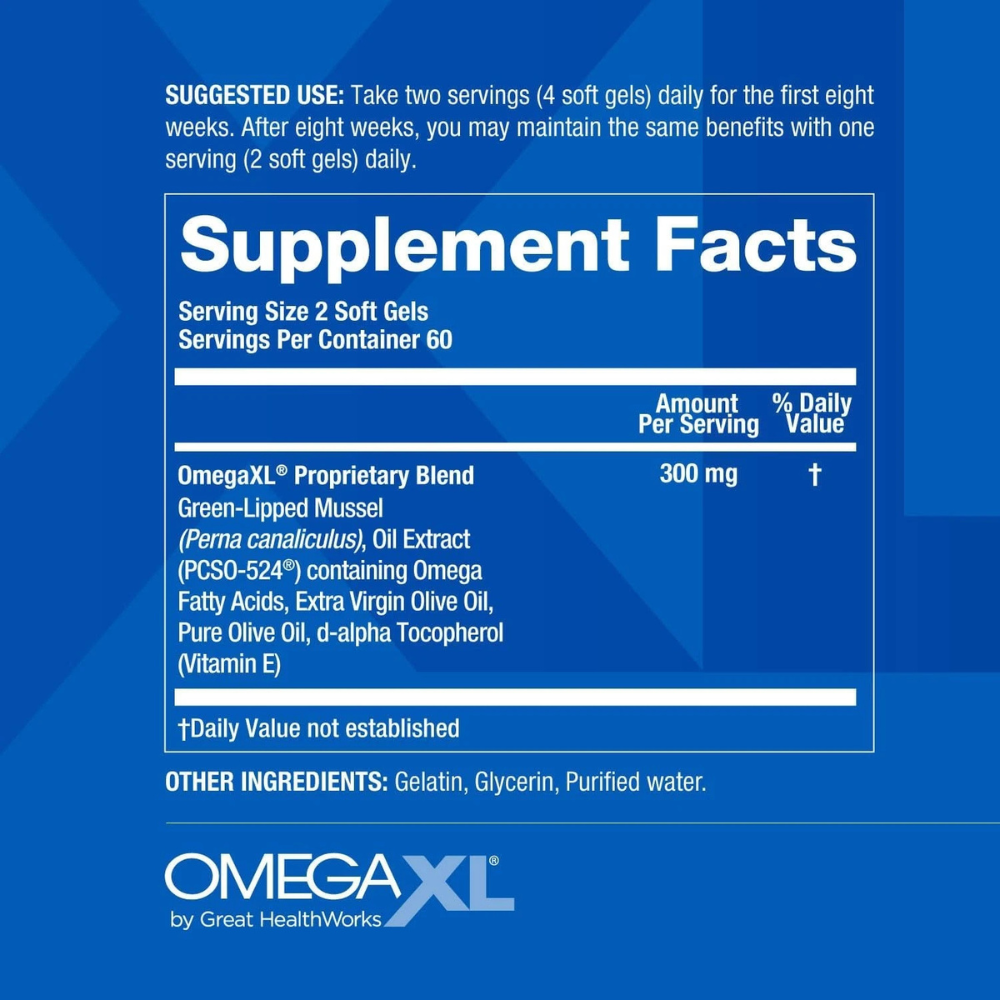 Joint Support Supplement with Green Lipped Mussel Oil – Daily Mobility & Muscle Wellness | 120 Softgels