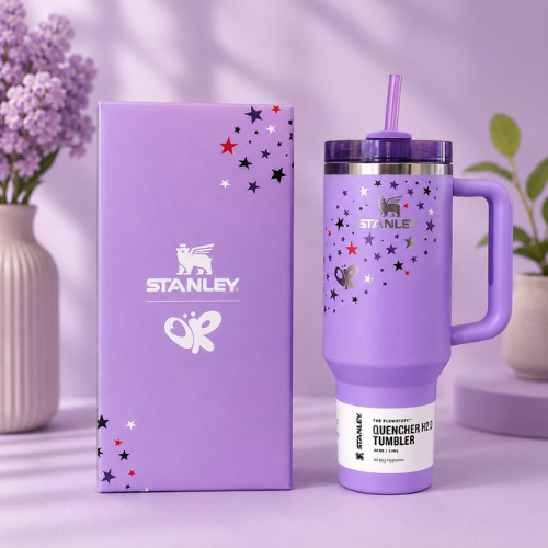Stanley Quencher H2.0 FlowState 40 oz Tumbler – Purple SOUR Grape Insulated Travel Cup
