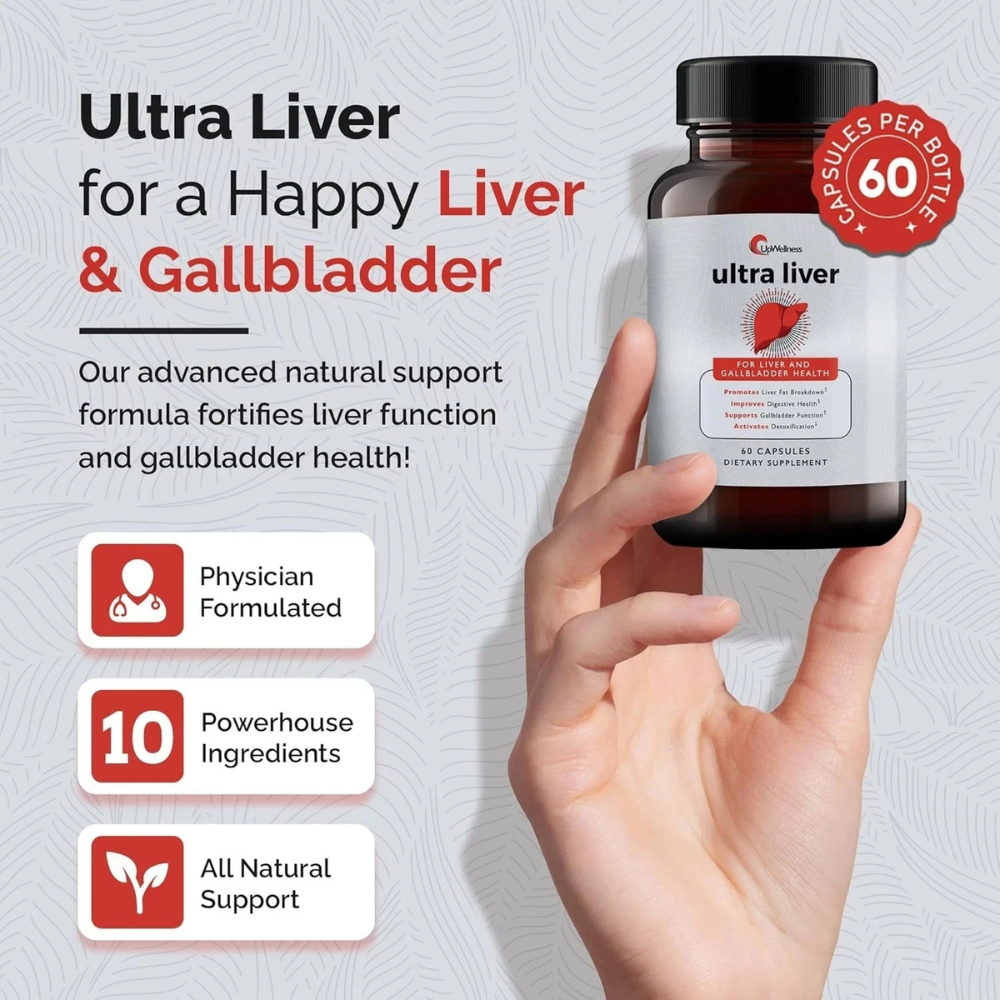 Advanced Liver & Gallbladder Support Supplement – Herbal Detox & Daily Wellness Capsules