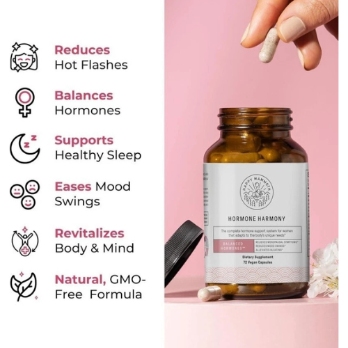Women's Hormone Balance Support Supplement – Natural Herbal Formula for Mood, Energy & Daily Wellness