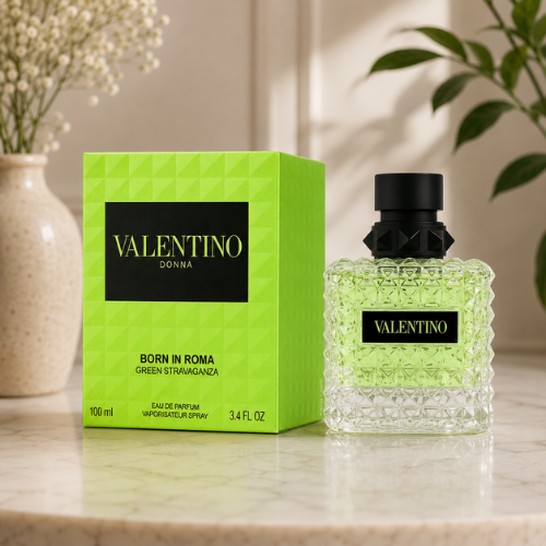Valentino Donna Born In Roma Green Stravaganza Eau De Parfum – Floral Vanilla Women's Perfume