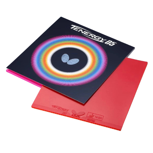 Butterfly Tenergy 05 Professional Table Tennis Rubber 2.1mm – Red High-Performance Ping Pong Rubber