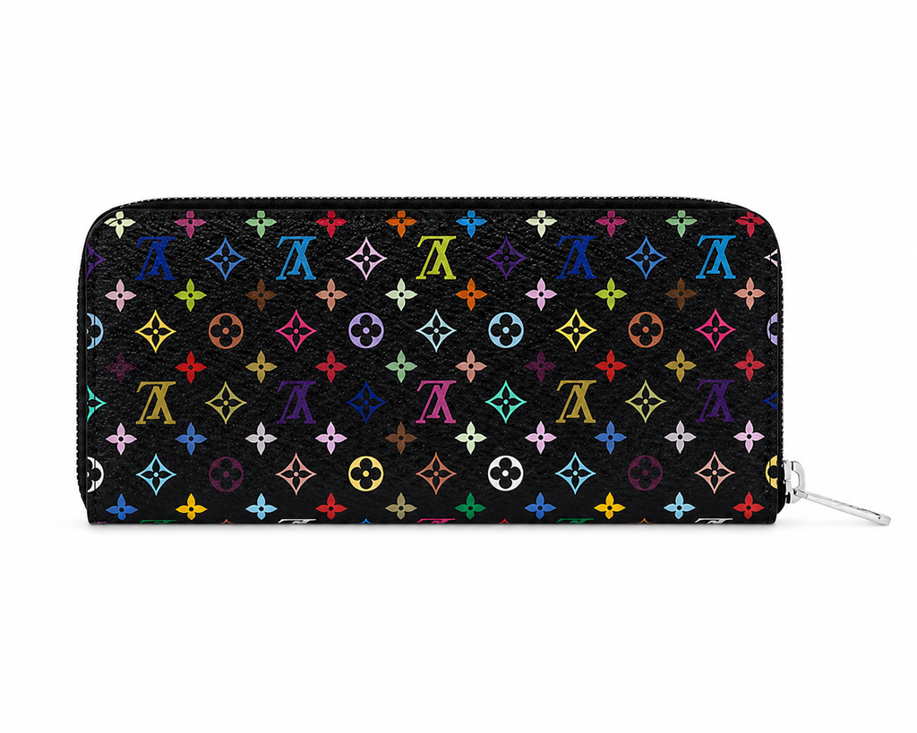 Louis Vuitton x Takashi Murakami Clemence Wallet – Designer Zip Around Wallet