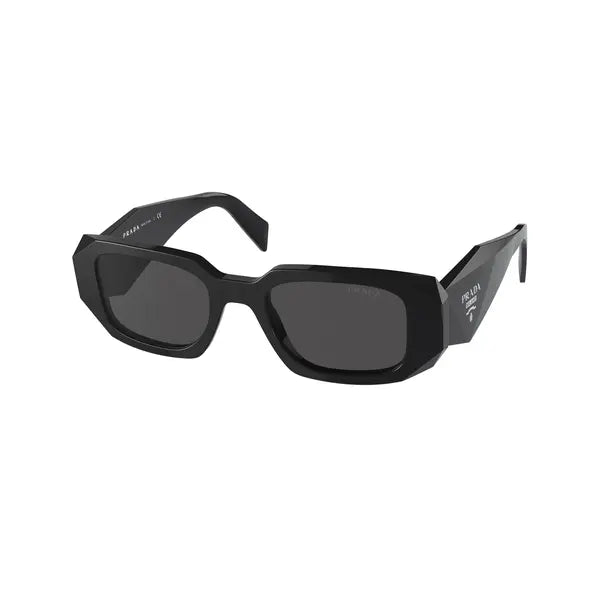 Women's Rectangle Sunglasses Black 49mm – Designer Fashion Eyewear | Prada PR 17WS